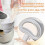 Flour Funnel for KitchenAid Stand Mixer 4.5–5 Qt 6