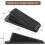 Door Stopper Wedge Rubber 2 Pack Black 2