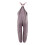 Women's Solid Work Overalls with Pockets, Casual Jumpsuit 4