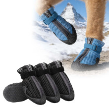 Dog Shoes Breathable Mesh for Small Dogs 4 Pack