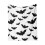 Halloween Bat Throw Blanket Soft Plush White 27.5" x 39" 6