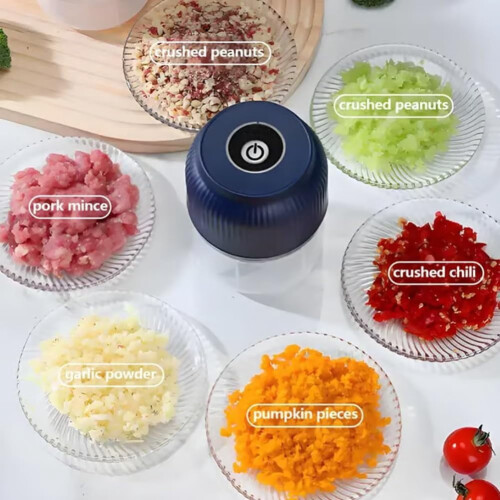 Electric Garlic Chopper Portable USB Rechargeable Mincer 1