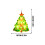 AuroraX LED Mini Christmas Lights with Suction Cups Warm 6