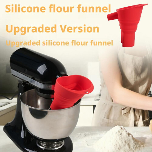 Flour Funnel for KitchenAid Stand Mixer 4.5–5 Qt 1