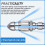 Stainless Steel Sewer Nozzle Set SUS304 5000 PSI 4