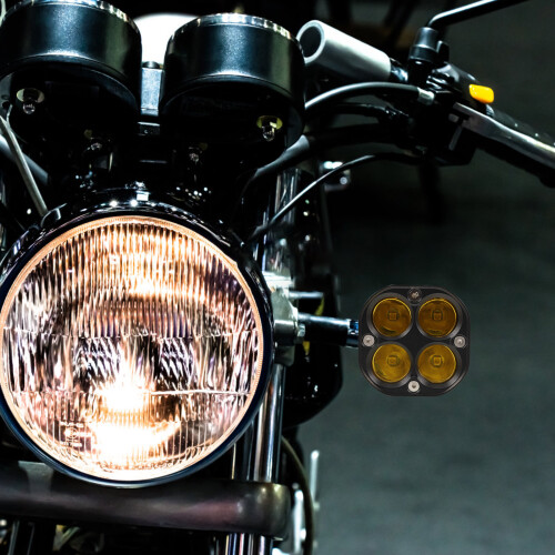 Motorcycle LED Headlight Spotlight 12-80V Compact 2