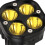 Motorcycle LED Headlight Spotlight 12-80V Compact 4