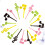 Cartoon Food Picks Music Note Fruit Fork 32 pcs 3