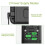 Wireless Refrigerator Thermometer with 2 Sensors Digital 5