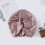 Cuffia da notte a doppio strato in 100% seta Pink 5