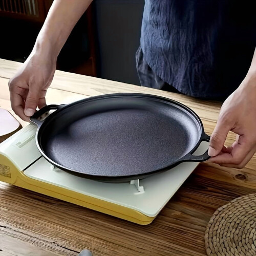 Cast Iron Griddle Skillet Non-Stick 1 Piece 2