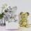 Bear-Shaped Disco Ball Silver 12-inch 7