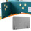 Acoustic Desk Divider Felt Privacy Panel Light Gray 40x50 cm 6
