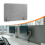 Acoustic Desk Divider Felt Panel Light Gray 40x50 cm 7