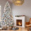 4FT Pre-Lit Flocked PVC Christmas Tree with 150 UL Lights 5