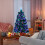 4FT Artificial PVC Christmas Tree 120 Branch Tips For Room Decorations 4