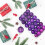 Christmas Ball Set Electroplated Purple 36 Pieces 7
