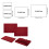 Fitted Sheet Set Imitation Satin Polyester 4-Piece 3