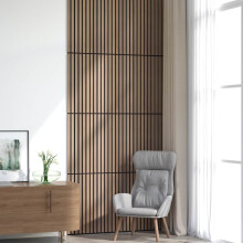 vidaXL Wall Panels 8 pcs Brown 60.5 x 60 cm