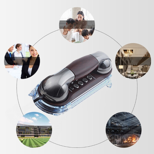 MT025 Wall-Mounted Telephone with Illuminated Big Buttons 1