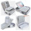 Fireproof Waterproof Cash Safe Bag Set for Documents and 6