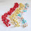 Christmas Ball Garland Red Shatterproof 6 Ft 4