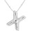 Bubble Letter Necklace 18K Gold Plated Initial Pendant 1