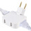Travel Plug Adapter Rotatable Wall Outlet Converter Global 1