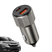 Car Charger USB-C PD 30W QC3.0 Dual Port