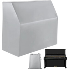 Upright Piano Cover Grey 420D Oxford Fabric Dustproof