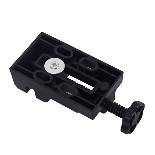 Black Plastic Mini Drill Press Vise Adjustable Jaw 1 Piece 1
