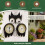 Owl Garden Clock with Thermometer 15cm 6