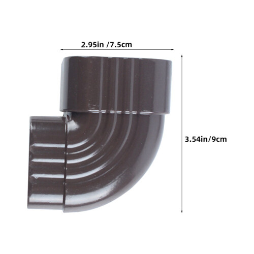 HOMEMAXS Gutter Adapter Downspout Elbow 1-Pack 1