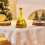 Gold Tabletop Christmas Tree with Lights 12in 6