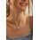 Bubble Letter Necklace 18K Gold Plated Initial Pendant 5