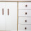 Wooden Cabinet Knobs Beech Walnut 2 pcs 64 mm 6