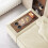 Corduroy Left L-Shaped Modular Sofa With Cup Holder, Beige 10