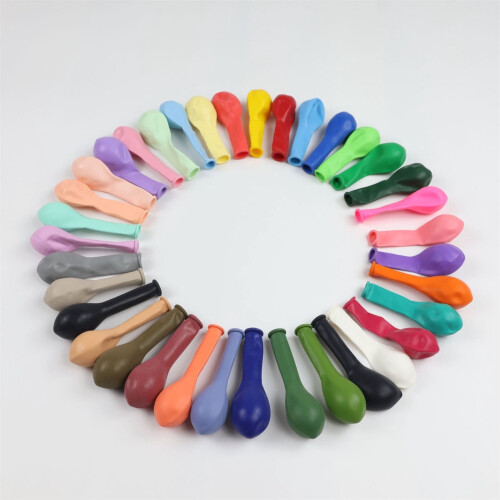 Matte Macaron Balloons 5 Inch 100 Pack Assorted Colors 1
