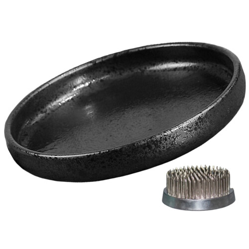 Flower Arranging Frog Pin Round Holder 1 Set