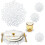 15 inch Round Vinyl Placemats Silver 4 Pack 4