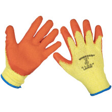 Worksafe 9121L Super Grip Knitted Gloves Latex Palm (Large) - Pair