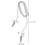 Sunglasses Chain Eyeglasses Holder Silver 1 Piece 2