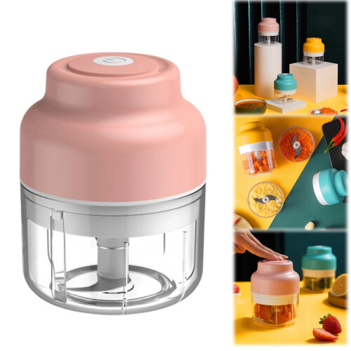 Electric Garlic Chopper Rechargeable Portable 1pc 1