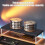 Monitor Riser Stand with Storage Shelf Wood 4