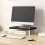 Monitor Riser Stand with Storage Shelf Wood 5