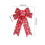 Christmas Bow Velvet Wired Glitter Gold 1 Pack 3