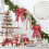 Velvet Christmas Tree Bow Red Decoration 1 Pack 6