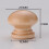Wooden Cabinet Knobs Round Mushroom Handle Bright Brown 4 2