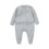 Baby Romper Soft Long Sleeve Footed Jumpsuit Solid Color 1