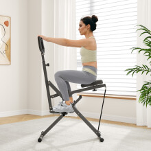 Squat Machine Exercise Fitness Equipment for Home and Gym Training Grey